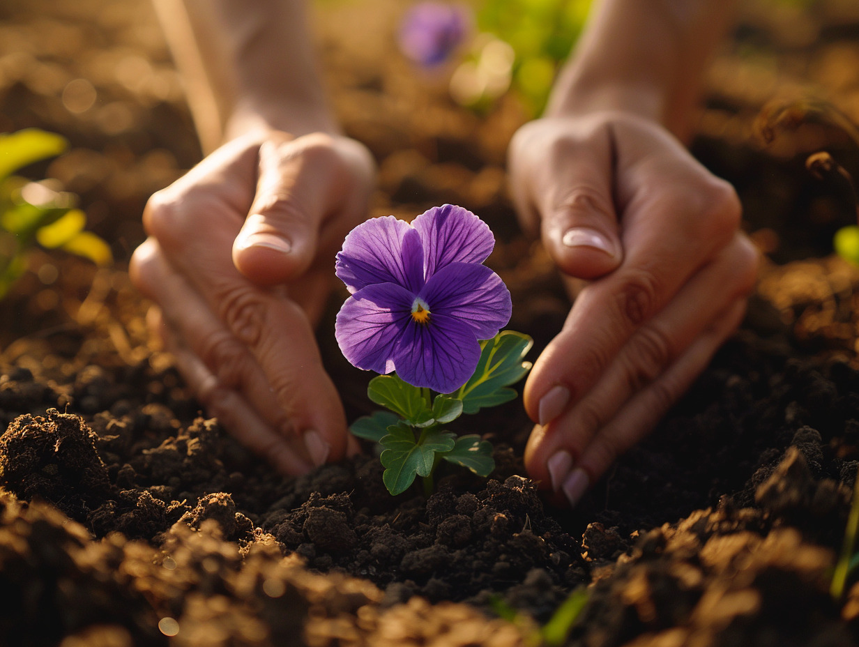 fleur violette